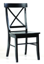 Load image into Gallery viewer, X-back Dining Chair White/Black