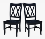 Load image into Gallery viewer, XX-back Dining Chair White/Black