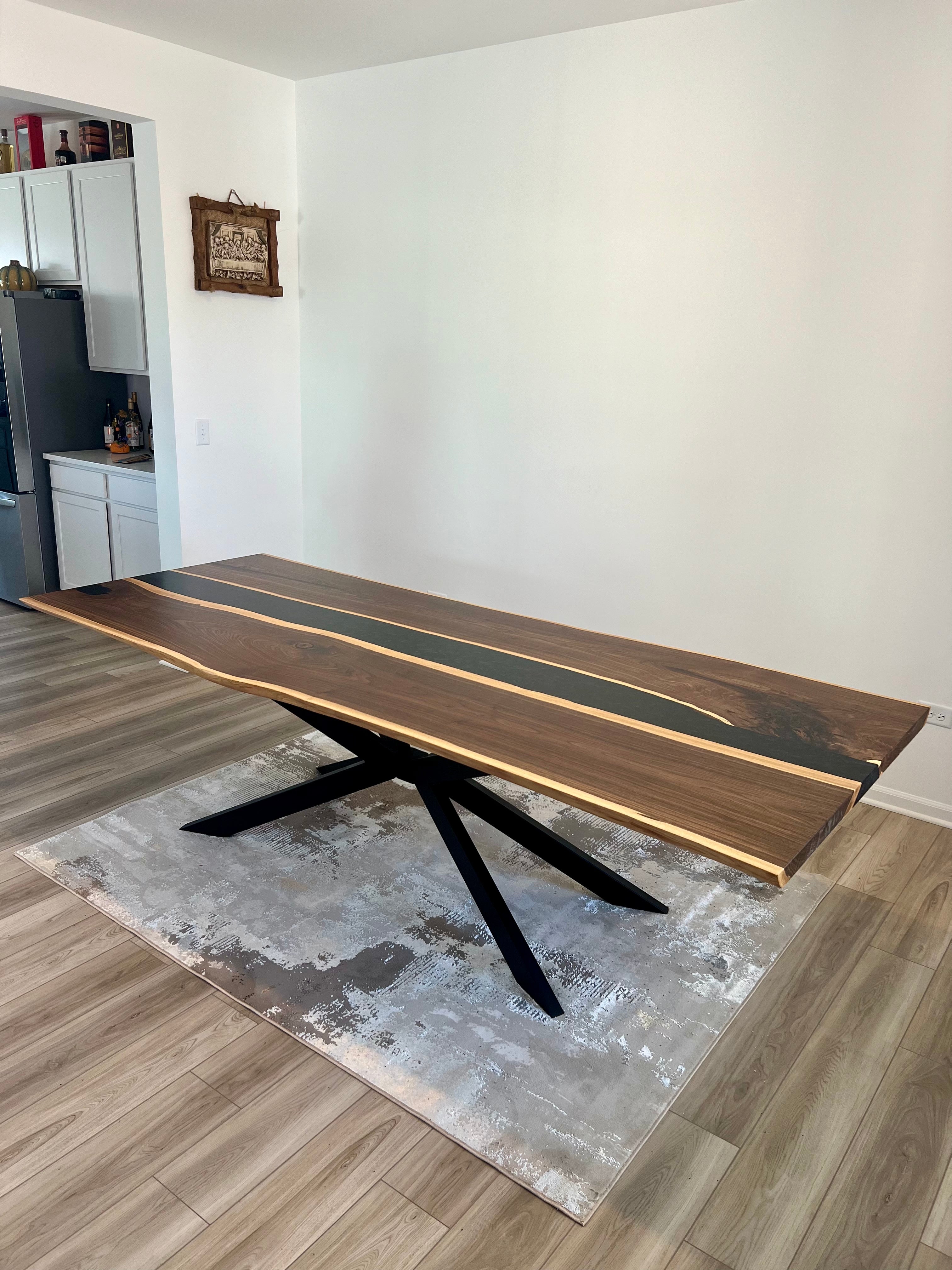 Live Edge Modern Table