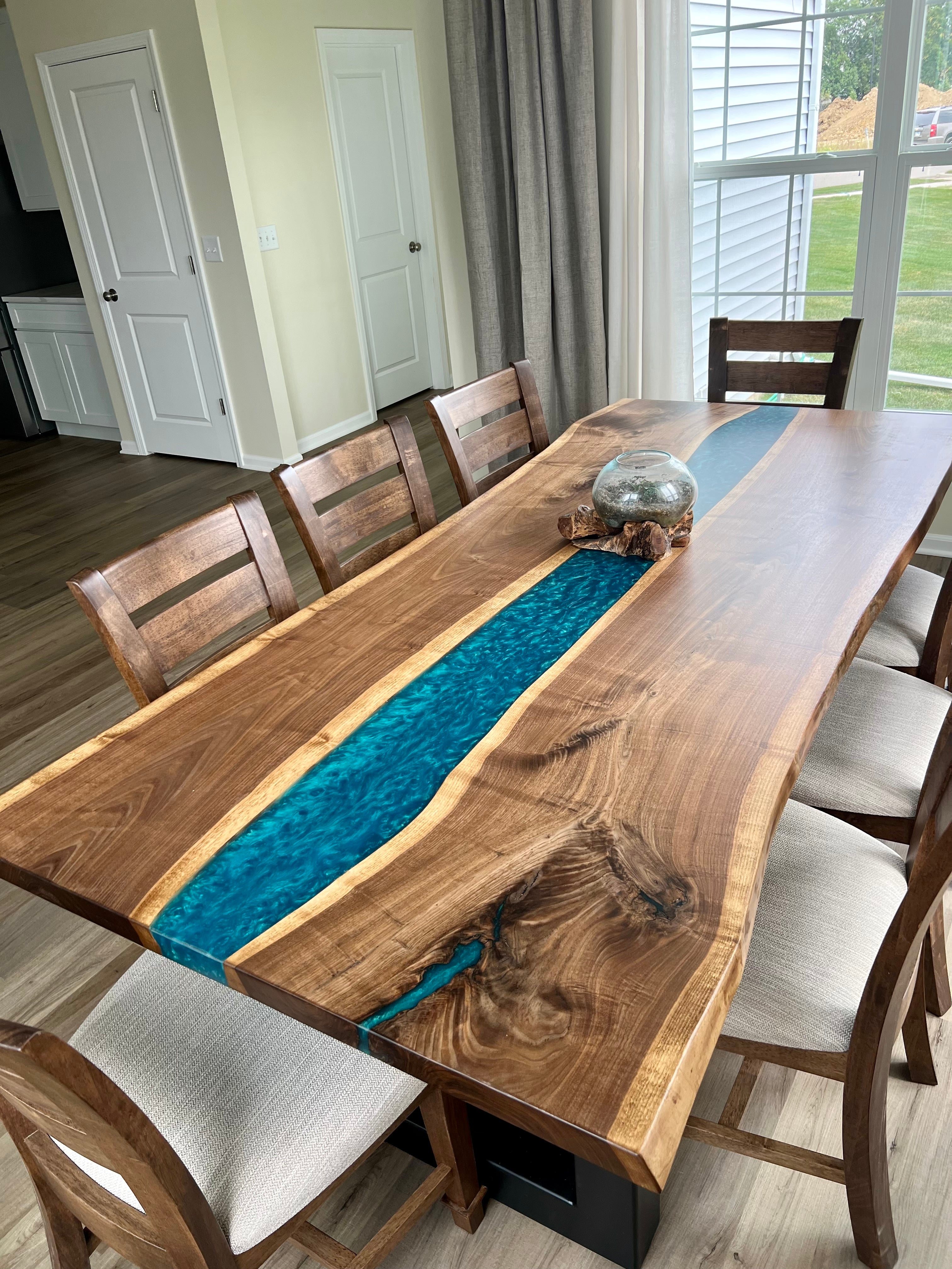 Live Edge Modern Table