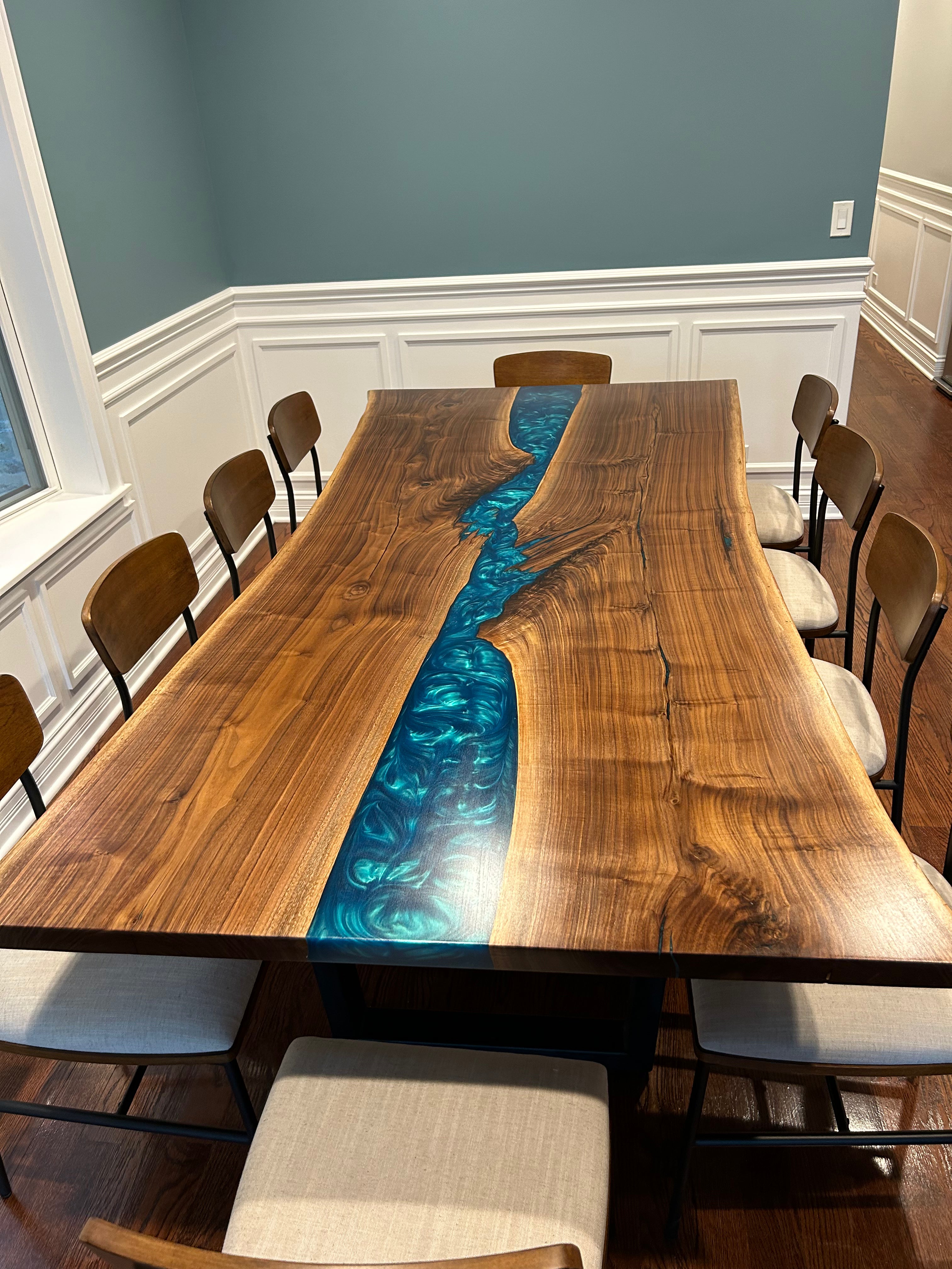 Live Edge Modern Table