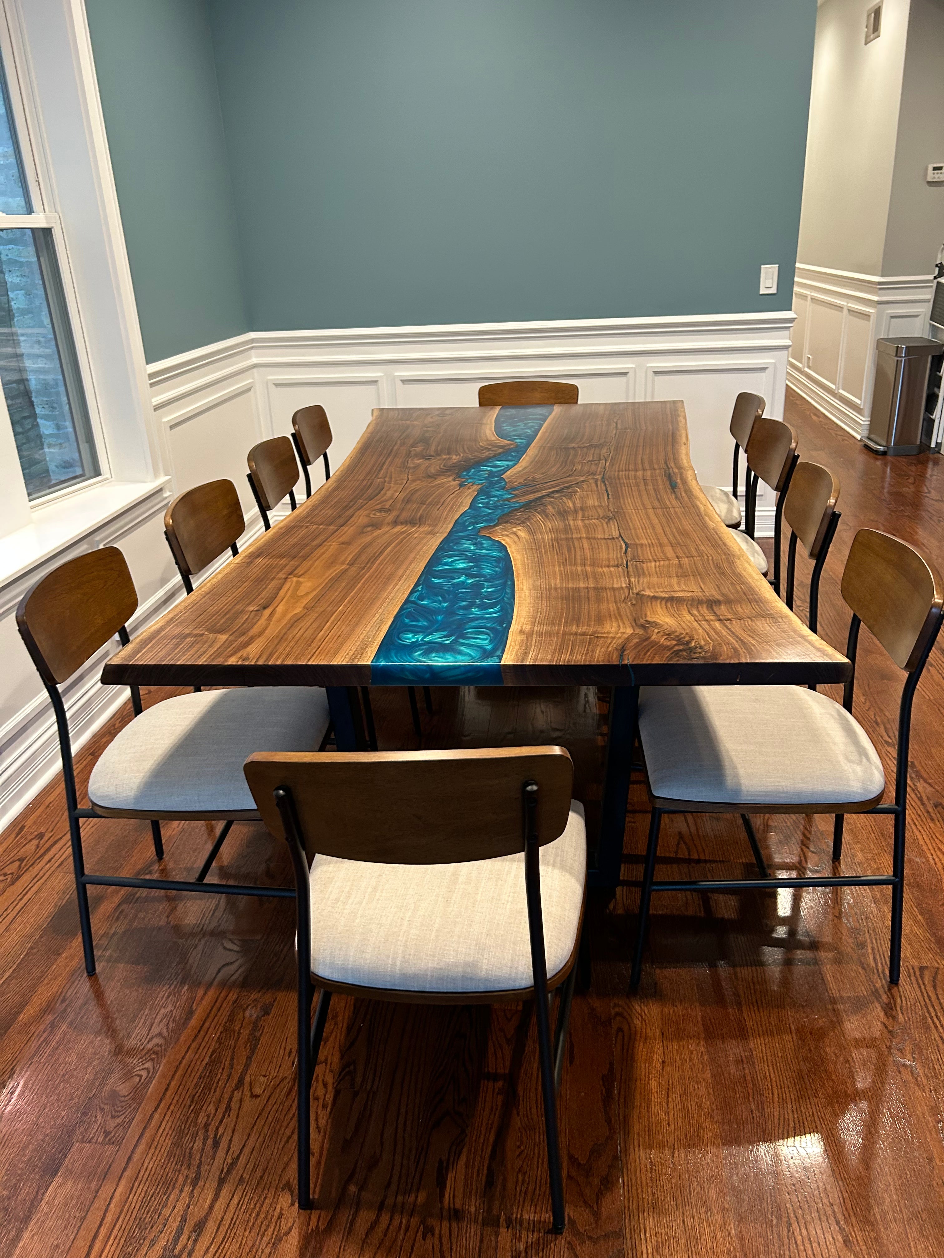 Live Edge Modern Table