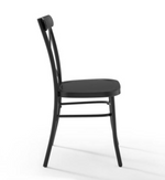 Load image into Gallery viewer, Camille Black Metal X Back Chair
