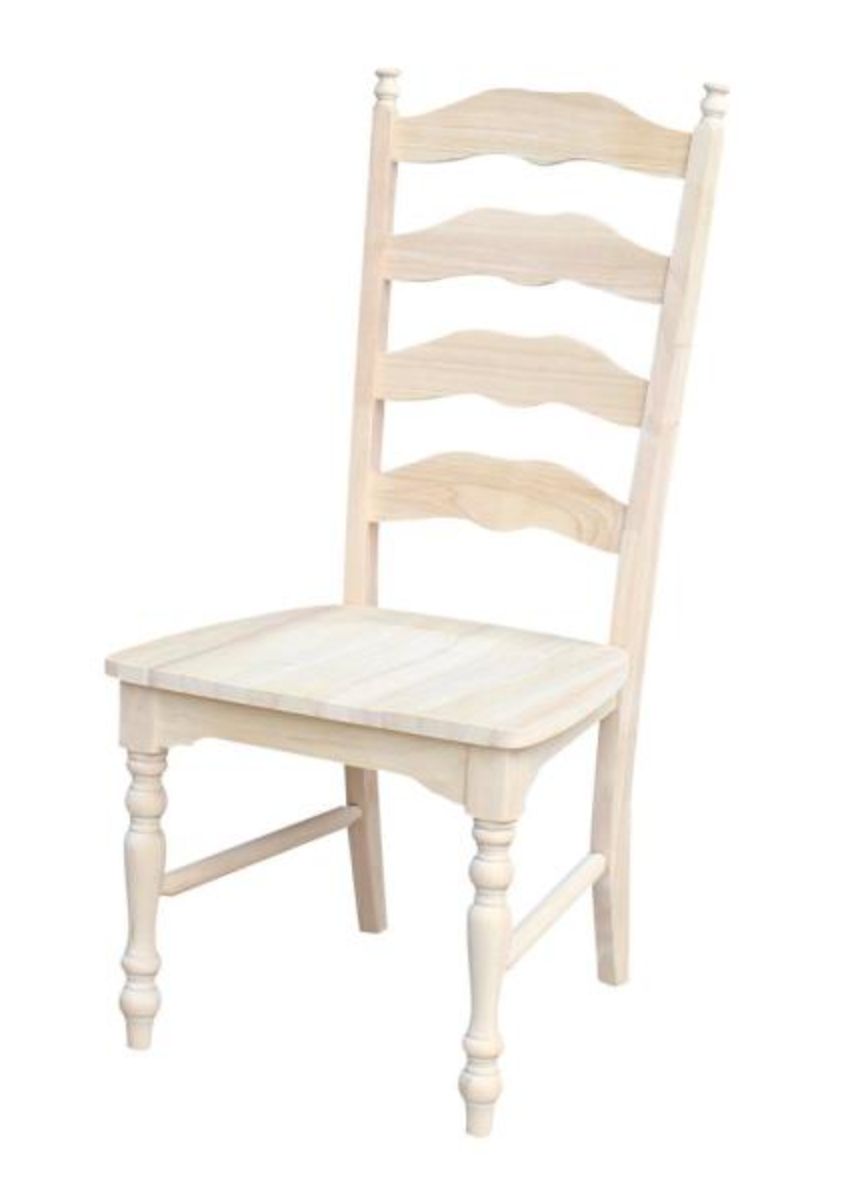 Elegant Ladder-Back Farm Chair
